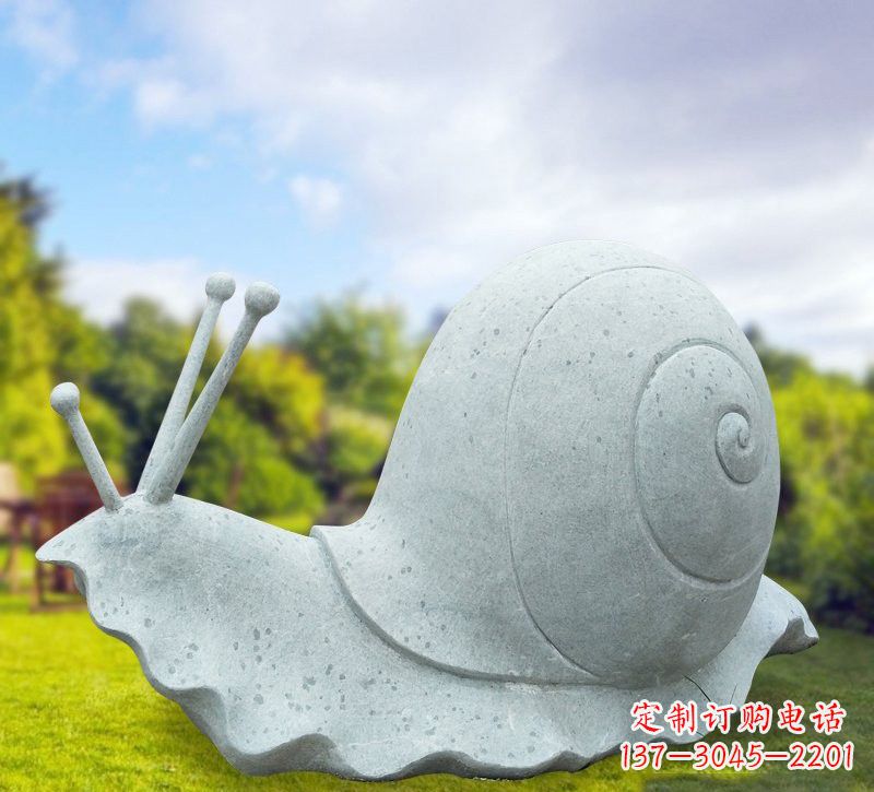 张家口大理石蜗牛雕塑