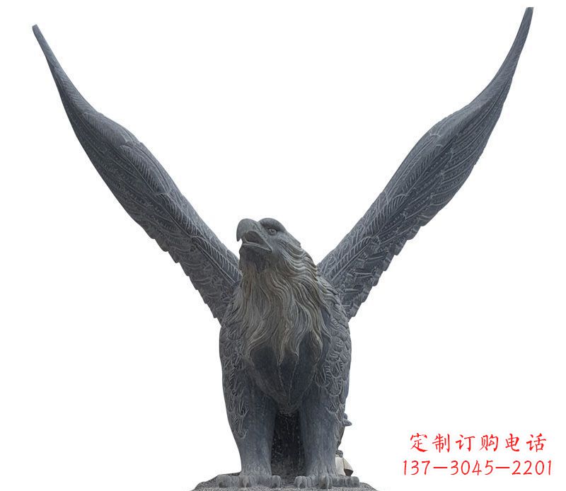 张家口大理石老鹰雕塑