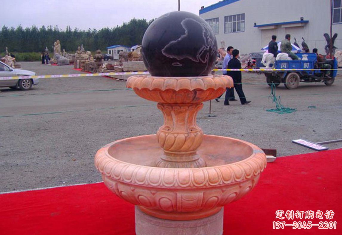 张家口德化精美风水球雕塑