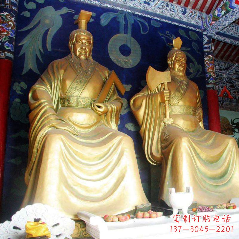 张家口帝喾铜雕神像,让你的家居更有气质