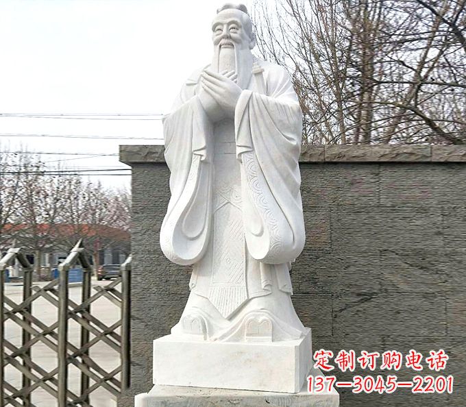 张家口雕塑孔子头像