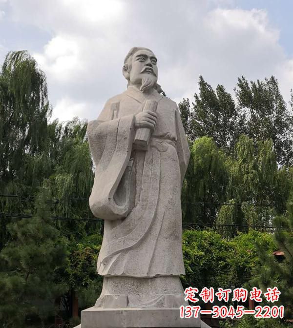 张家口中国古代历史名人雕塑