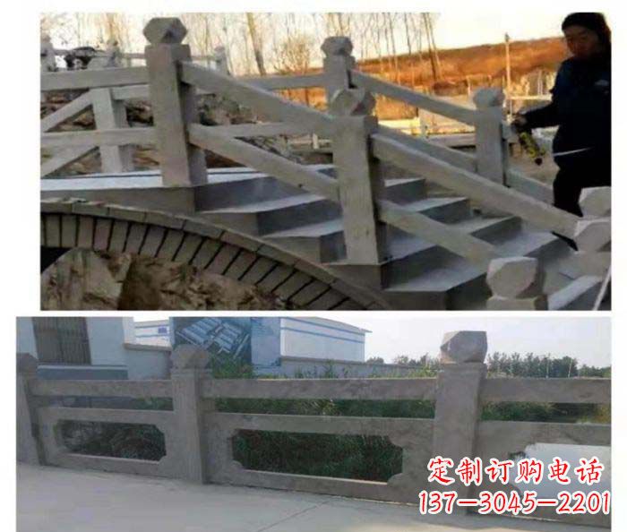 张家口精美仿古栏杆雕塑