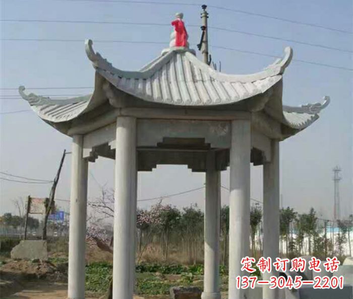 张家口典雅的仿古凉亭石雕