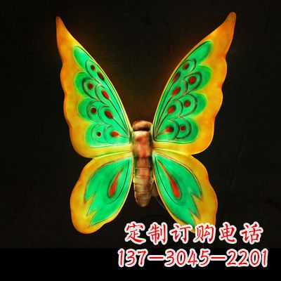 张家口闪耀蝴蝶,精致灯光雕塑