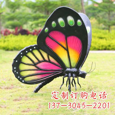 张家口仿真蝴蝶_品红色款405x78x110