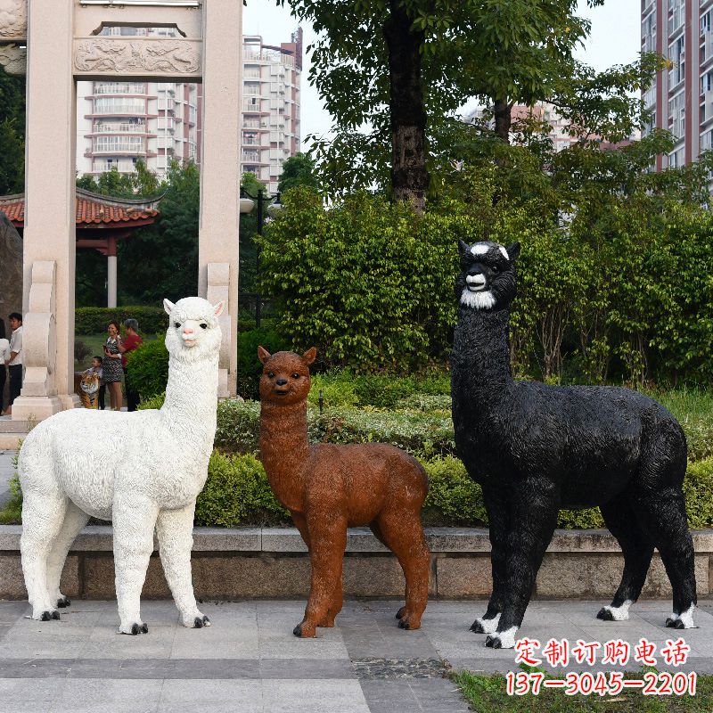 张家口优雅耐用的玻璃钢仿真动物雕塑