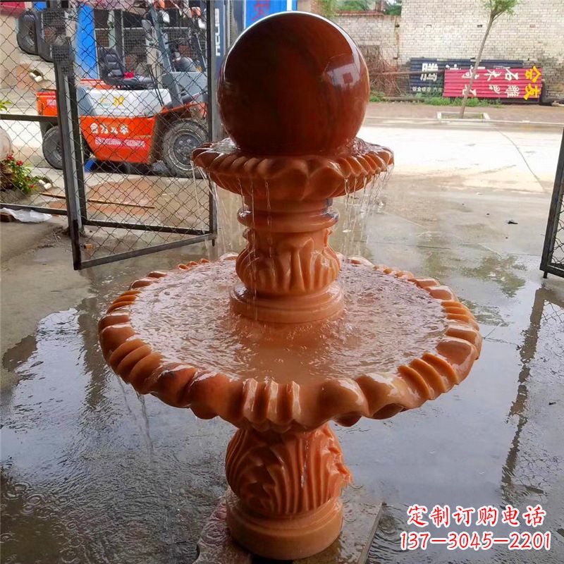 张家口风水球石头雕塑