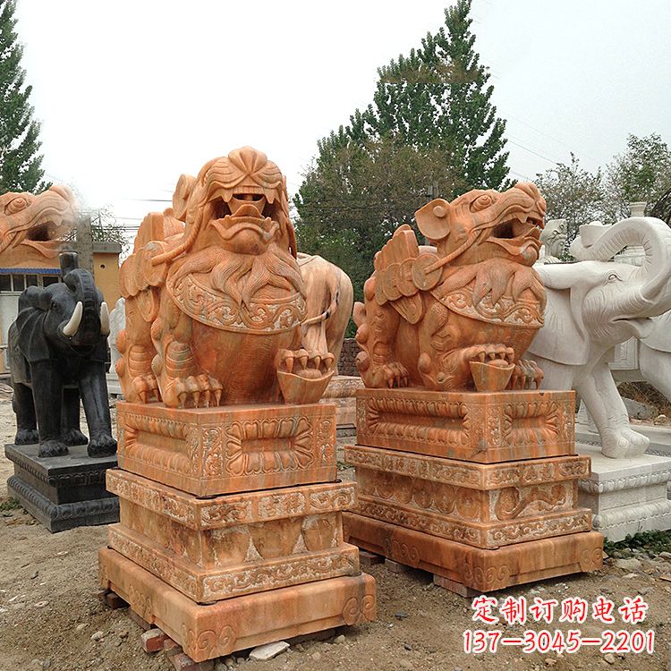 张家口豪华高饱和度貔貅雕塑