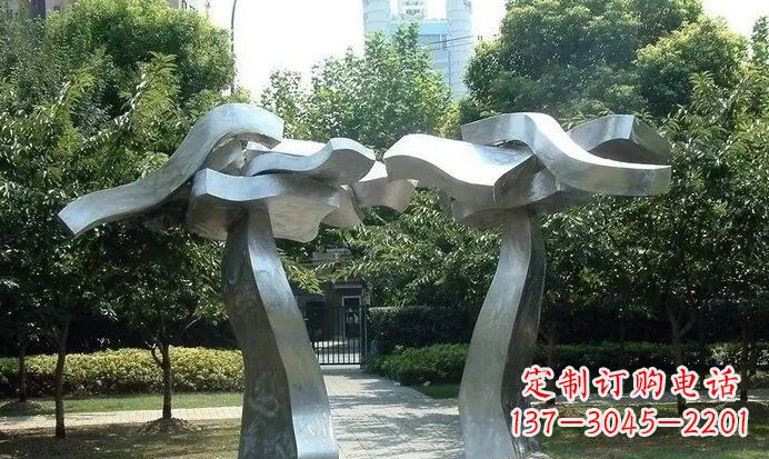 张家口不锈钢拱门定制雕塑