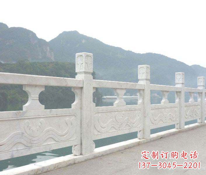 张家口高品质公园大理石栏板景观石雕
