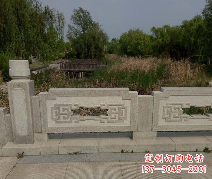 张家口优雅大气的公园栏板雕塑