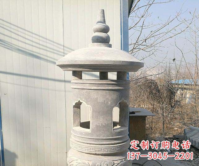 张家口公园大理石小型石灯