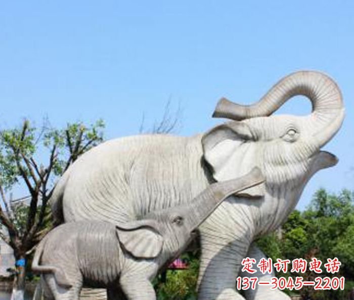 张家口流动的大理石动物雕塑