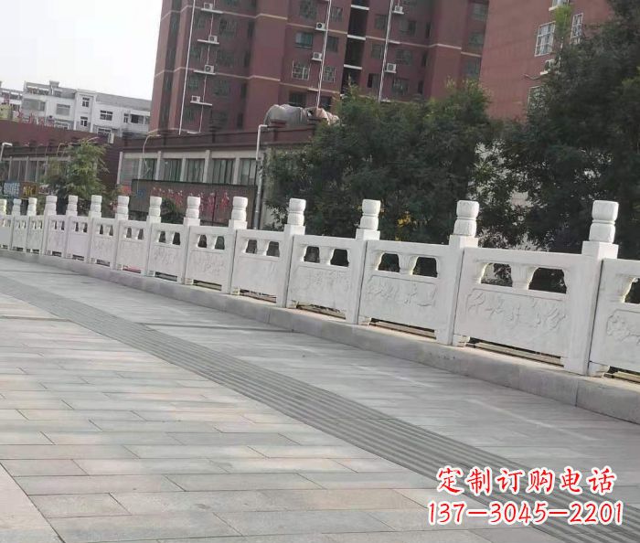 张家口公园景观大理石浮雕栏板_1