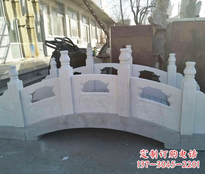 张家口公园景观大理石拱桥 (2)