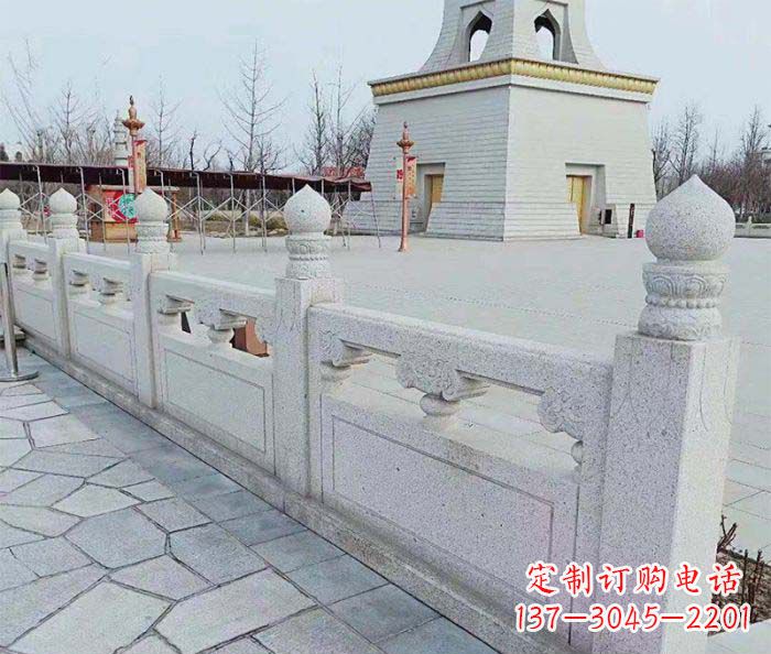 张家口精美大理石栏板石雕
