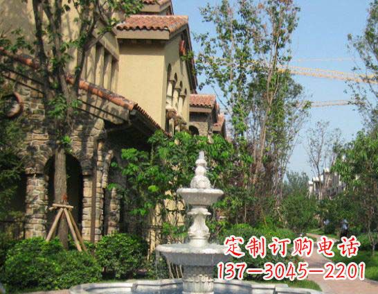 张家口大理石喷泉雕塑