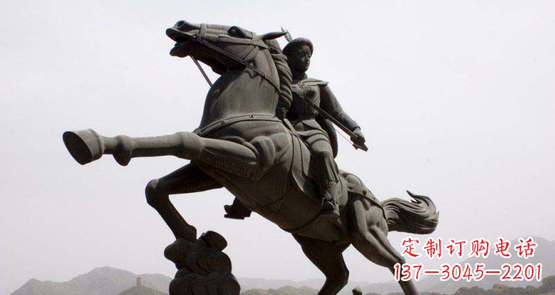 张家口西方风格骑马雕塑