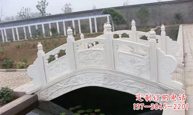张家口精美雕刻的拱桥石雕户外摆件,装点您的园林景观