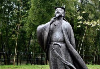 张家口诞生于中国古代传奇的雕塑——王羲之铸铜雕塑