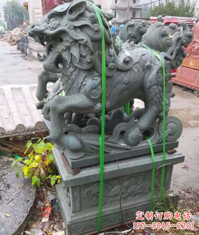 张家口麒麟之美——灵动古典古朴的古代神兽石雕