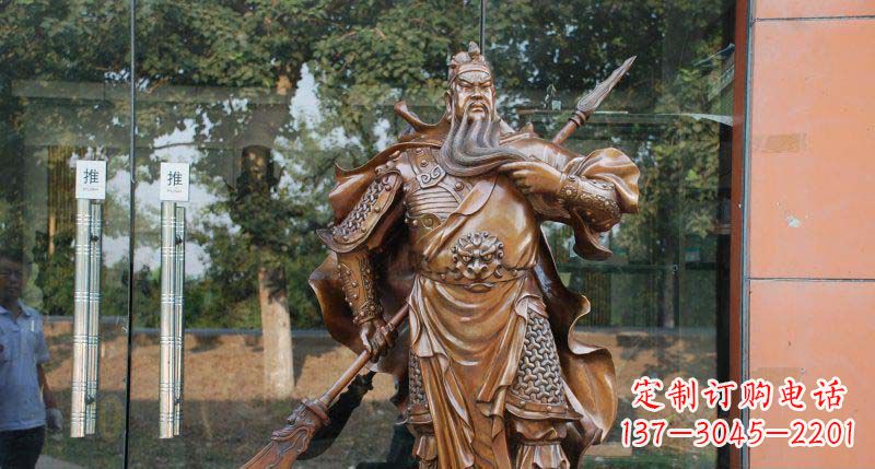 张家口关公古代人物铜雕