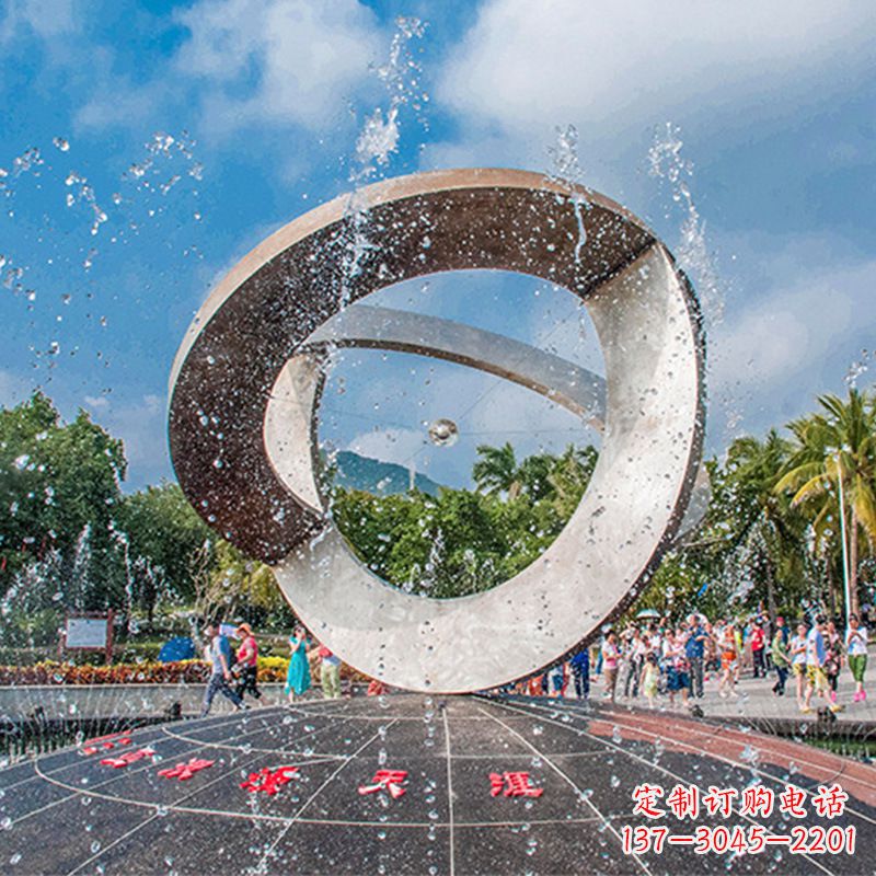 张家口趣味非凡,体现尊贵,不锈钢喷泉雕塑