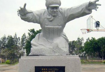 张家口中领雕塑|专业制作黄继光石雕