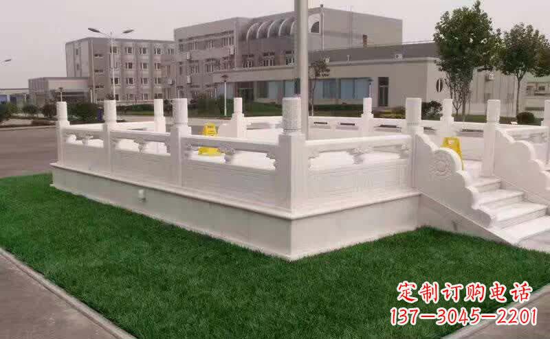 张家口完美艺术——汉白玉升旗台雕塑