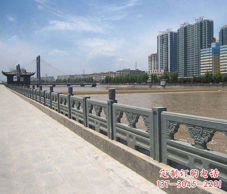 张家口景区大理石栏板石雕