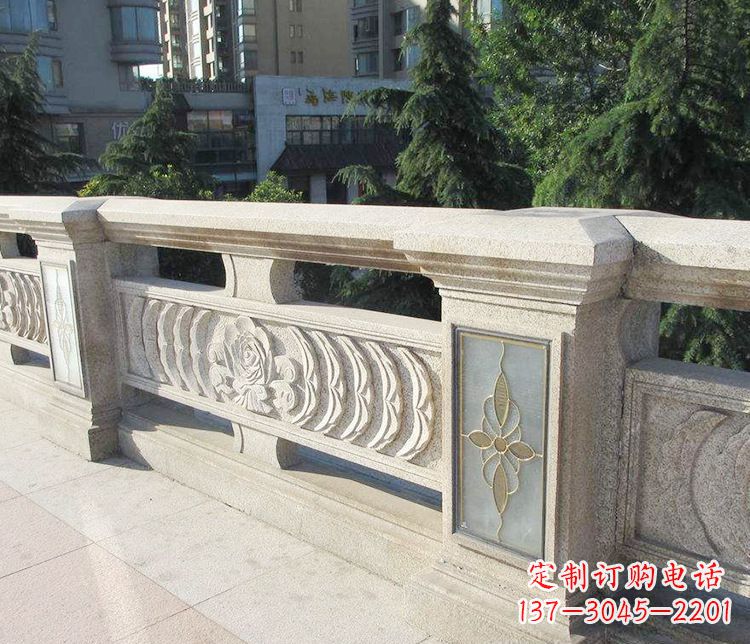 张家口高质量大理石栏板石雕