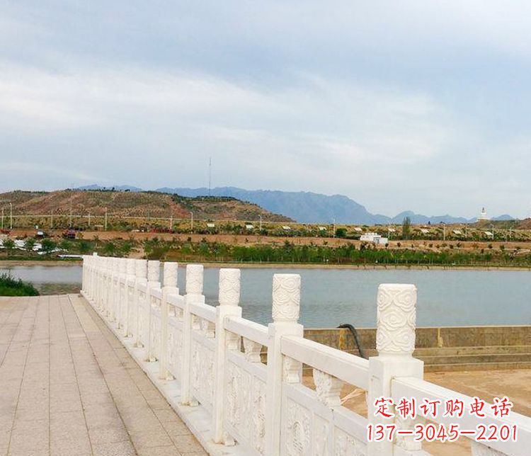 张家口高贵大气的石头栏板雕塑