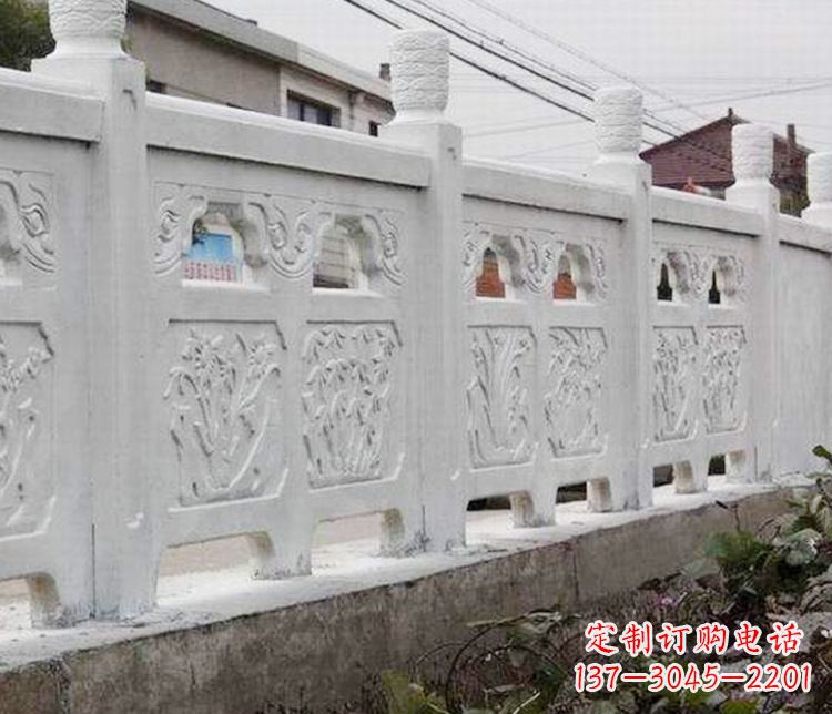 张家口优雅大理石栏板雕塑