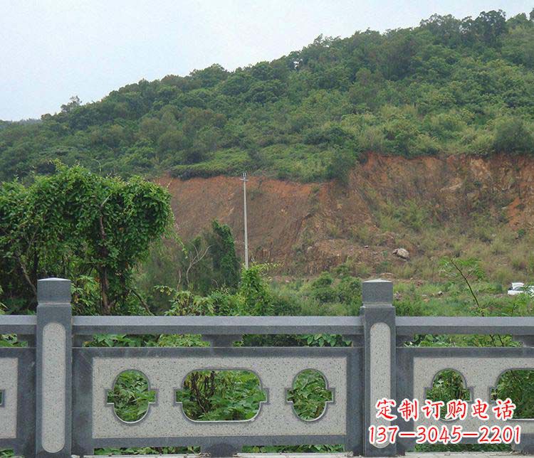 张家口景区镂空仿古栏板石雕