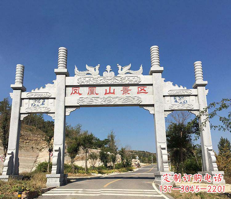 张家口中领雕塑:高质量牌坊石雕