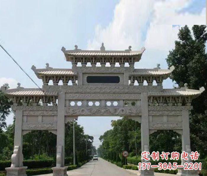 张家口高品质牌坊石雕,专为客户量身定制