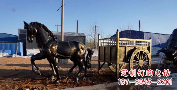 张家口华丽复古，名车贵族，精美马车雕塑