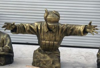 张家口黄继光铜雕是由中领雕塑定制的精致作品。中…