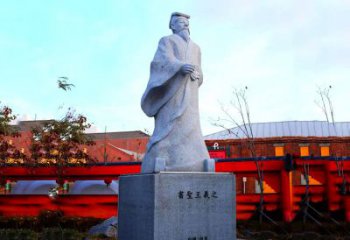 张家口传承文化艺术之美：王羲之石雕