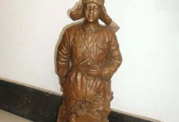张家口纪念雷锋的精美铜雕