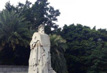 张家口林则徐石雕塑，融合古典韵味与现代气息