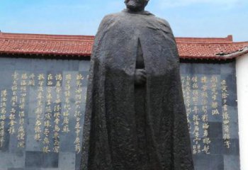 张家口精美手工雕刻林则徐铜雕像