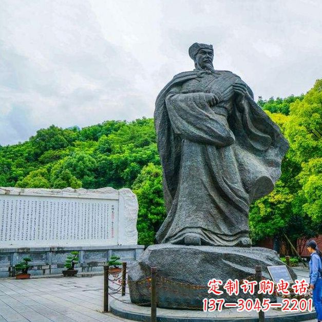 张家口汇聚历史荣光——中领雕塑诸葛亮雕塑