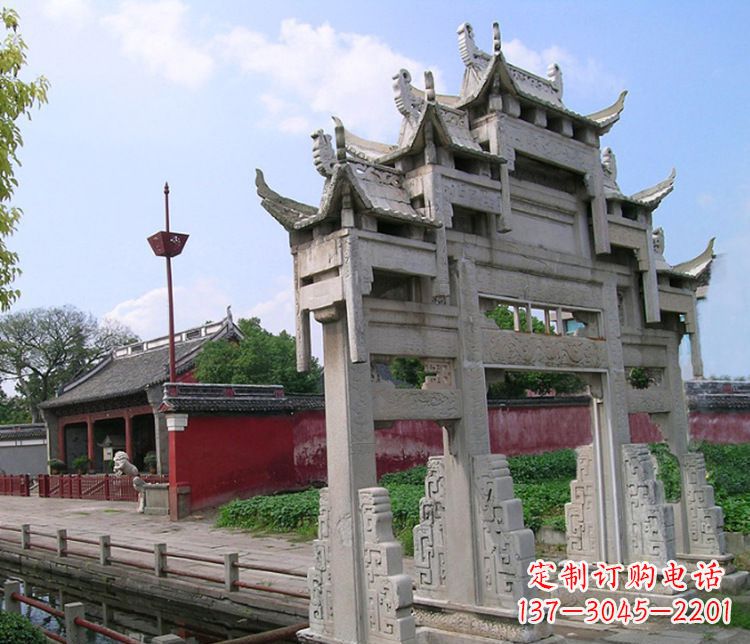 张家口专业大型牌坊石雕制作