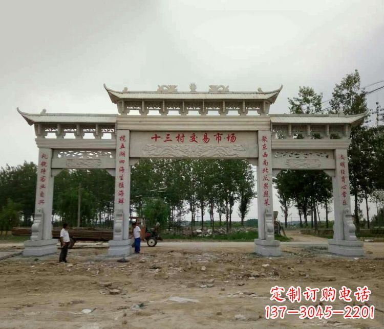 张家口精美石牌坊雕塑，令你惊艳无比