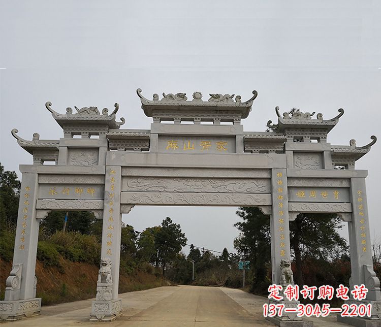 张家口牌坊石雕—精美且经久不衰的传统艺术品