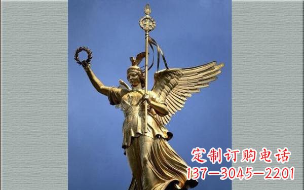 张家口优雅的胜利女神铜雕