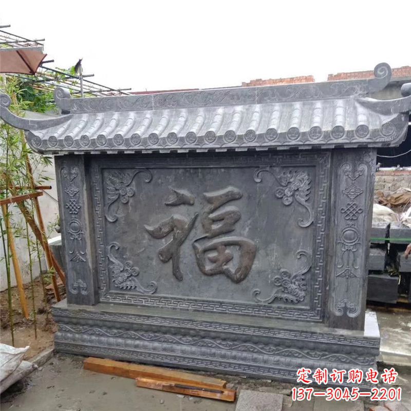 张家口中领雕塑：福字雕塑，点缀婚房庭院