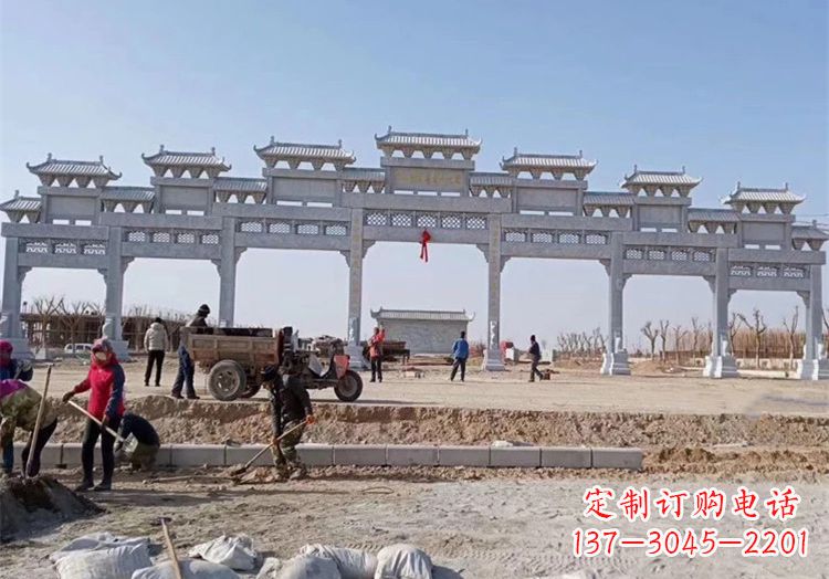 张家口石牌坊九楼